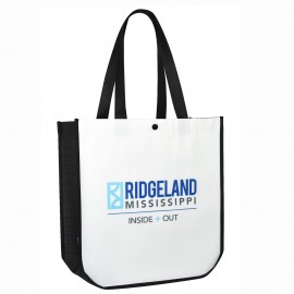 Custom Laminated Non-Woven Round Cornered Promotional Bag12.5"x13.5"x6" with Logo  Custom Laminated Non-Woven Round Cornered Promotional Bag12.5"x13.5"x6" with Logo