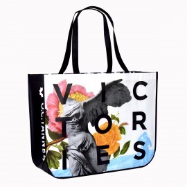 Personalized Custom Laminated Non-Woven Round Cornered Tradeshow Bag 20"x16"x6.5"