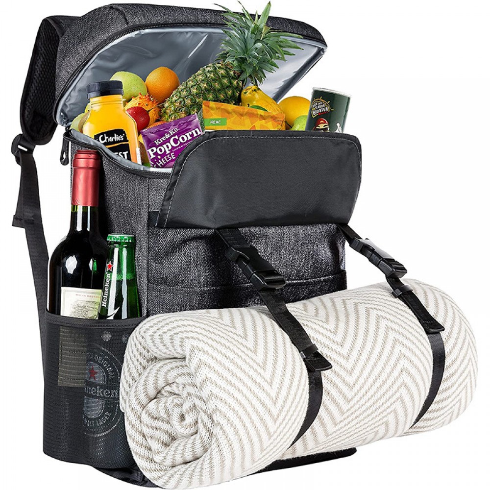 Personalized Picnic Backpack With Refrigerated Compartment Personalized Picnic Backpack With Refrigerated Compartment