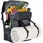 Custom Picnic Backpack With Refrigerated Compartment