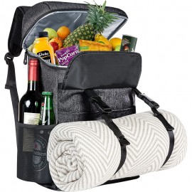 Personalized Picnic Backpack With Refrigerated Compartment