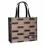 Custom 120g Laminated Non-Woven PP Tote Bag 16"x14"x6" with Logo
