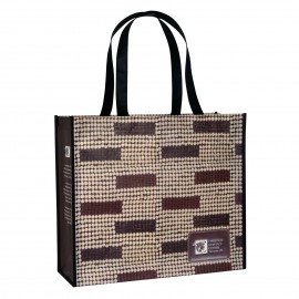 Custom 120g Laminated Non-Woven PP Tote Bag 16"x14"x6" with Logo