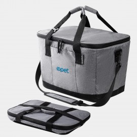 CleverMade 50 Can Compact Eco Tahoe Collapsible Cooler with Logo