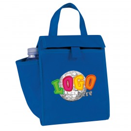 Logo Branded eGreen Lunch Bag w/Bottle Pocket  Logo Branded eGreen Lunch Bag w/Bottle Pocket