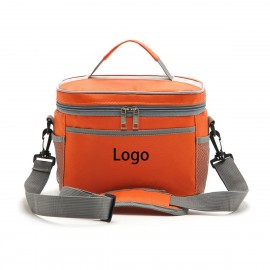 Personalized Insulated Lunch Cooler Bag with Detachable Strap