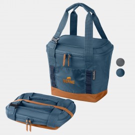 Customized CleverMade 18 Can Insulated Pacifica Collapsible Cooler