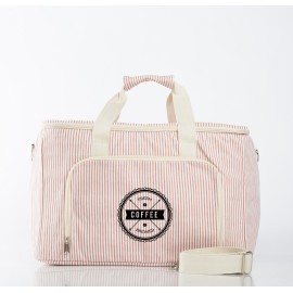 Promotional Stripes Box Cooler Rose Tan  Promotional Stripes Box Cooler Rose Tan