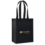 Logo Branded CustomLaminated Non-Woven Promotional Tote Bag 9"x12"x4.5"