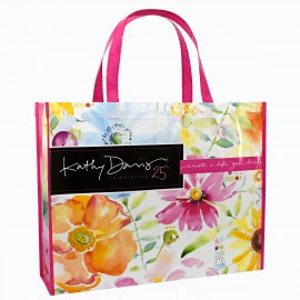 Custom Custom Full-Color Laminated Non-Woven Shopping Tote Bag19"x15"x6"