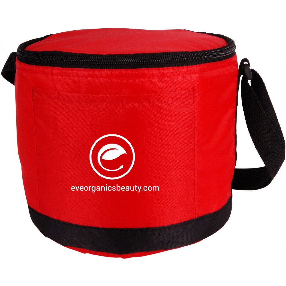 Round cooler bag with Logo