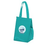 Insulated Non-Woven Lunch Tote w/ Insert and Full Color (8"x7"x12") - Color Evolution with Logo