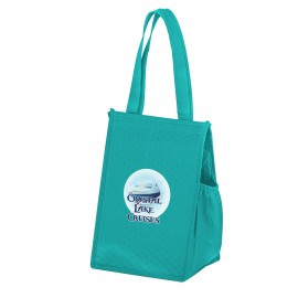 Insulated Non-Woven Lunch Tote w/ Insert and Full Color (8"x7"x12") - Color Evolution with Logo