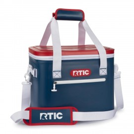 30-Can RTIC Soft Pack Insulated Floating Cooler Bag 15.5" x 12.75" with Logo