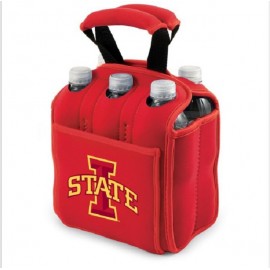 Neoprene 6 Pack Bottle Cooler Bag with Logo