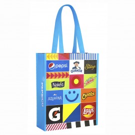 Custom Full-Color Laminated Non-Woven Promotional Tote Bag10"x13"x6" with Logo  Custom Full-Color Laminated Non-Woven Promotional Tote Bag10"x13"x6" with Logo