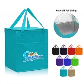 Logo Branded Therm-O Super Grocery Cooler Bag Ocean