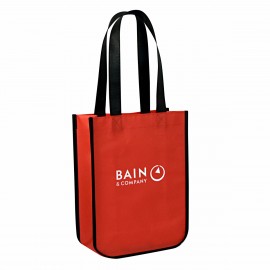 Promotional Round Cornered Lululemon Style Laminated Gift Bag 9"x12"x4.5"  Promotional Round Cornered Lululemon Style Laminated Gift Bag 9"x12"x4.5"