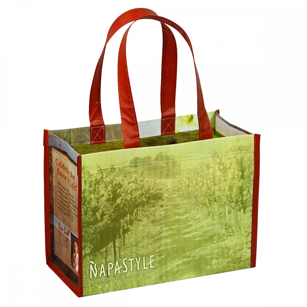 Custom Full-Color Double Laminated Non-Woven Promotional Gift Bag12.5"x9"x6" with Logo Custom Full-Color Double Laminated Non-Woven Promotional Gift Bag12.5"x9"x6" with Logo