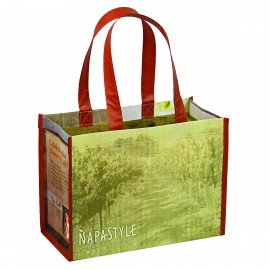 Custom Full-Color Double Laminated Non-Woven Promotional Gift Bag12.5"x9"x6" with Logo