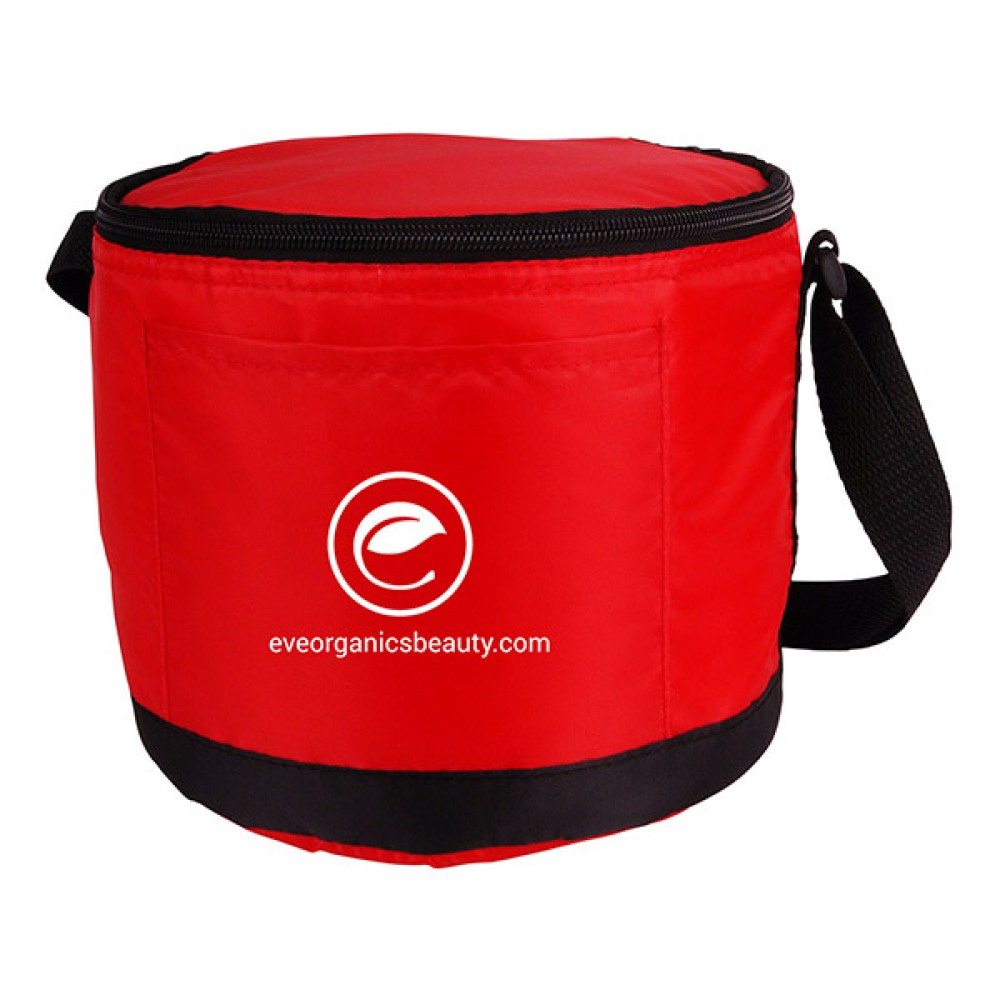 Personalized Round Insulated Cooler Bag