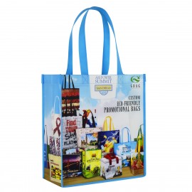 Custom Custom 135g Laminated Non-Woven Promotional Tote Bag 12"x13"x5"