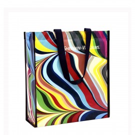 Custom 135g Laminated Non-Woven PP Tote Bag 12.5"x13.5"x8" with Logo