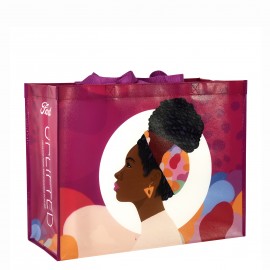 Personalized Custom Full-Color Laminated Non-Woven Promotional Tote Bag 18"x13"x8"