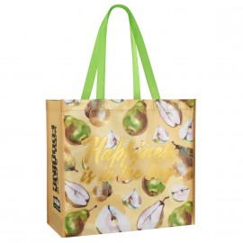 Logo Branded Custom Full-Color Laminated Non-Woven Promotional Tote Bag 15.5"x14.5"x8"  Logo Branded Custom Full-Color Laminated Non-Woven Promotional Tote Bag 15.5"x14.5"x8"