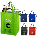 Logo Branded 12" W x 16" H x 10" D - "SUPER COOLER" Large Insulated Cooler Zipper Tote Bag