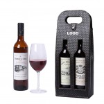Noble little diamond grain wine bag Wine Carrying Tote Bag with Logo