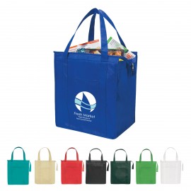 Logo Branded Non-woven Insulated Shopper Tote Bag