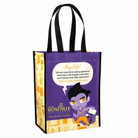Personalized Custom Full-Color Laminated Non-Woven Promotional Tote Bag10"x13"x5"
