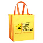Promotional Custom 120g Laminated Non-Woven PP Tote Bag 13"x15"x10"