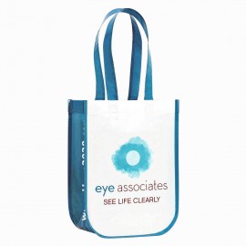 Promotional Round Cornered Lululemon Style Laminated Gift Bag 9"x12"x4.5"  Promotional Round Cornered Lululemon Style Laminated Gift Bag 9"x12"x4.5"