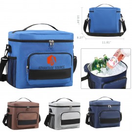 Promotional 600D Oxford Insulated Picnic Bag W/ Thickened Aluminum Lining