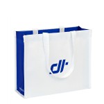 Custom Full-Color Printed 145g Laminated RPET (recycled from plastic bottles) Tote Bag 13"x11"x5" with Logo