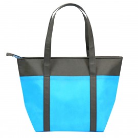 Promotional Custom 80g Non-Woven Insulated Bag with Zipper Closure 12"x10"x4"  Promotional Custom 80g Non-Woven Insulated Bag with Zipper Closure 12"x10"x4"
