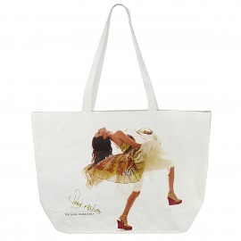 Customized Custom 145g Laminated Woven Shopping Bag 20"x15"x6"