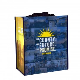 Customized Custom 140g Laminated Non-Woven PP Tote Bag 13"x15"x8"