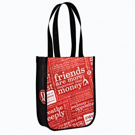 Laminated Non-Woven Round Cornered Lululemon Style Promotional Bag 9"x12"x4.5" with Logo  Laminated Non-Woven Round Cornered Lululemon Style Promotional Bag 9"x12"x4.5" with Logo