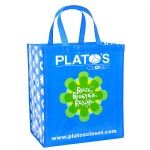 Personalized Custom 120g Laminated Non-Woven PP Tote Bag 14"x16"x10"