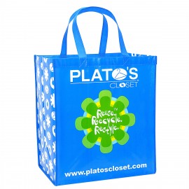 Personalized Custom 120g Laminated Non-Woven PP Tote Bag 14"x16"x10"