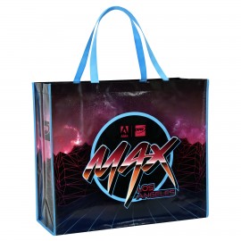Personalized Custom Full-Color Laminated Non-Woven Promotional Tote Bag 20"x17"x8"  Personalized Custom Full-Color Laminated Non-Woven Promotional Tote Bag 20"x17"x8"