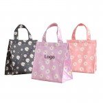 Floral Insulated Lunch Cooler Bag with Logo