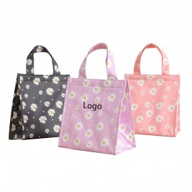 Floral Insulated Lunch Cooler Bag with Logo  Floral Insulated Lunch Cooler Bag with Logo