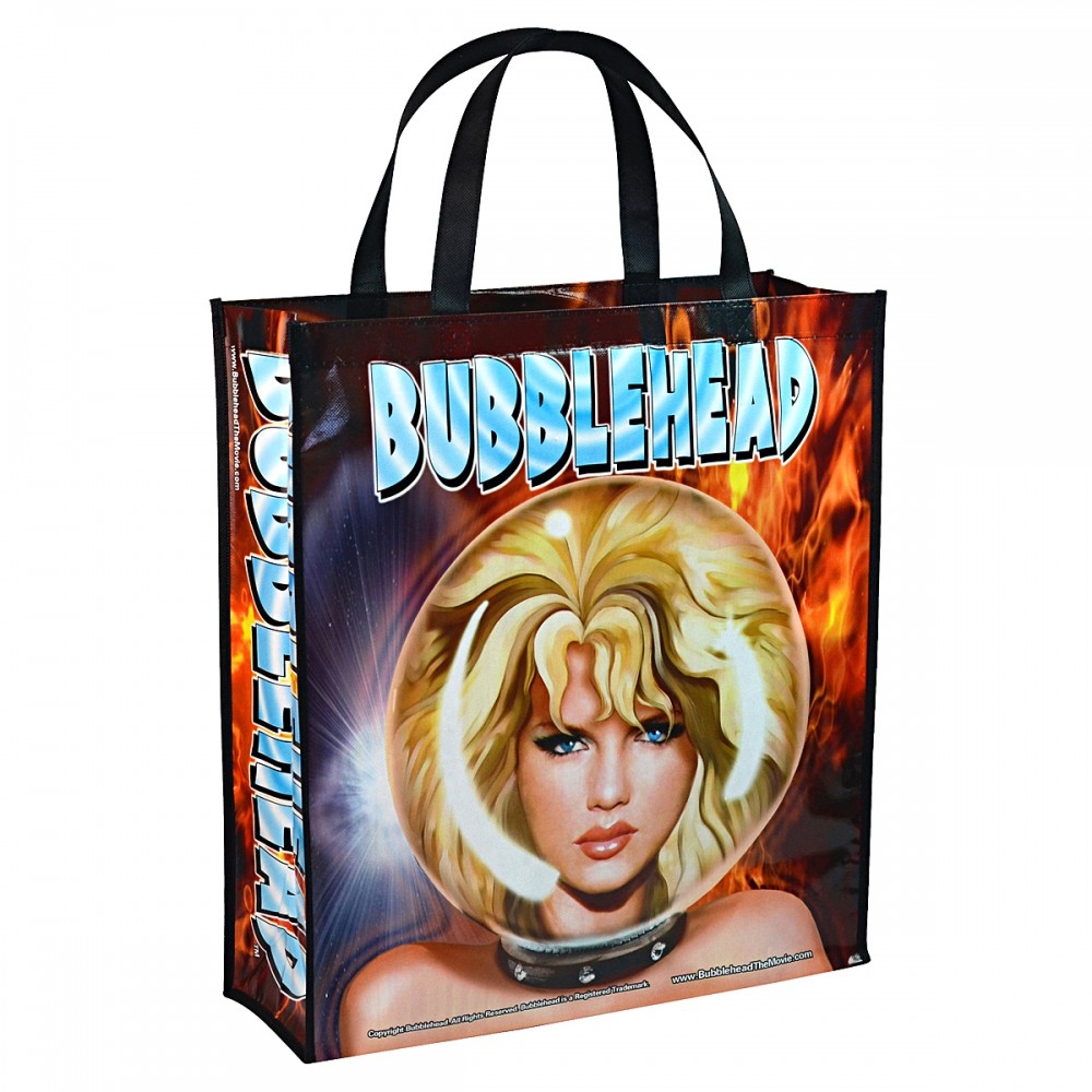 Custom Full-Color Laminated Non-Woven Promotional Tote Bag16"x18"x6" with Logo