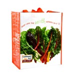 Custom Full-Color 145g Laminated Woven Grocery Bag 14"x17"x8" with Logo