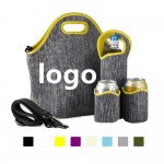 Neoprene Lunch Tote Bottle Cooler Can Cooler with Logo