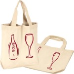  Two Bottle Wine Tote Bag - 12oz Canvas